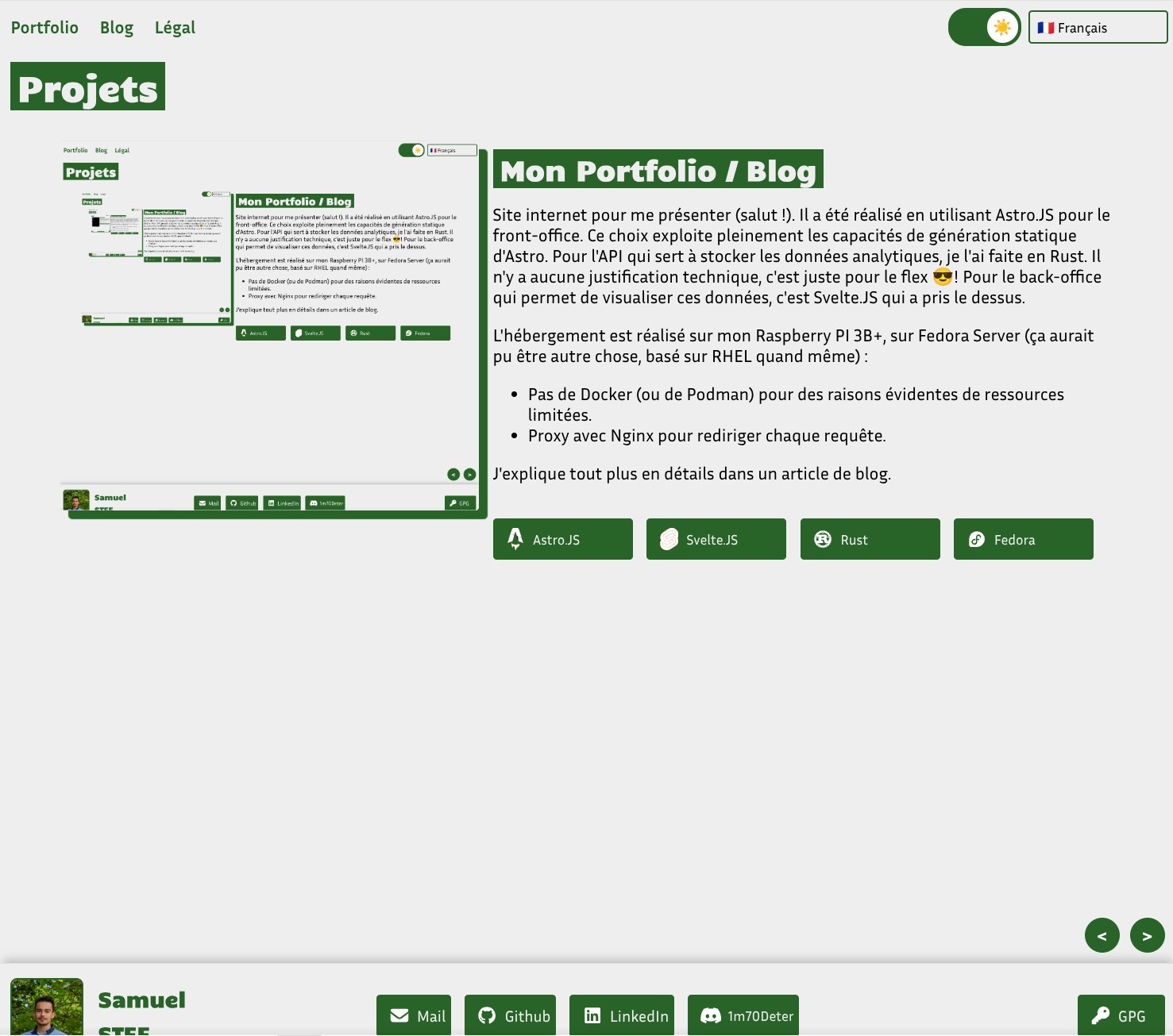 Capture d'écran de ce site